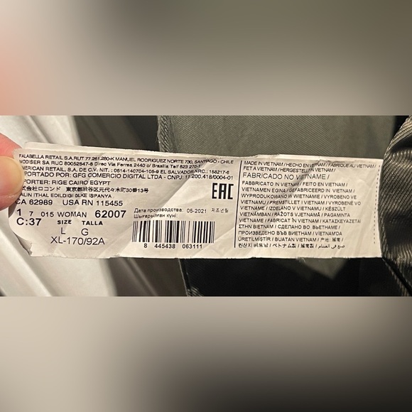 Mango MNG Polana Olive Green Belted Trench Coat *Minor Defects* - Picture 14 of 16